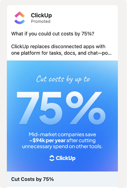 Campaign creative example